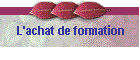 L'achat de formation